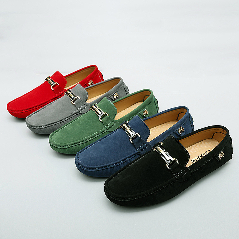 Men's Gommino Handmade Stitching Leather Shoes - Image 10