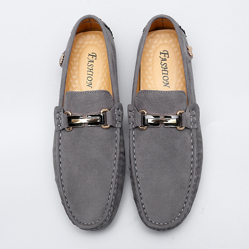 Men's Gommino Handmade Stitching Leather Shoes - Image 8