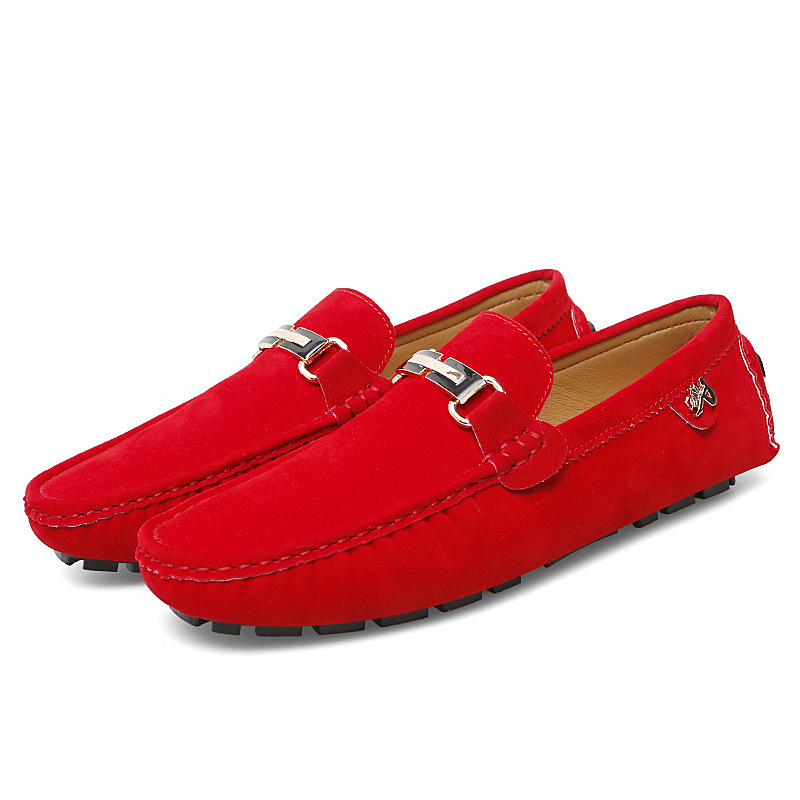 Men's Gommino Handmade Stitching Leather Shoes - Image 4