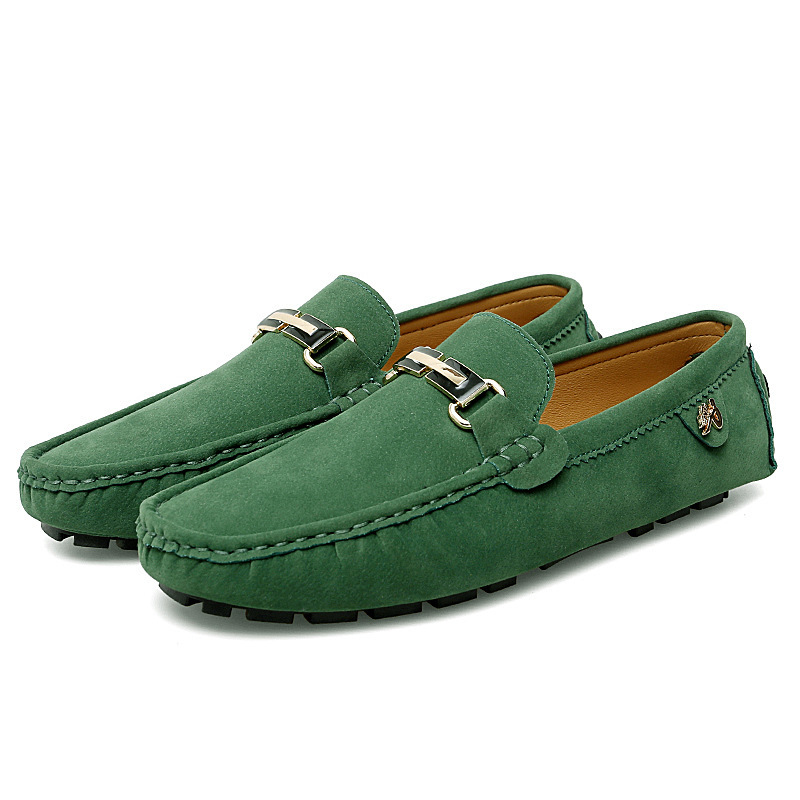 Men's Gommino Handmade Stitching Leather Shoes - Image 3